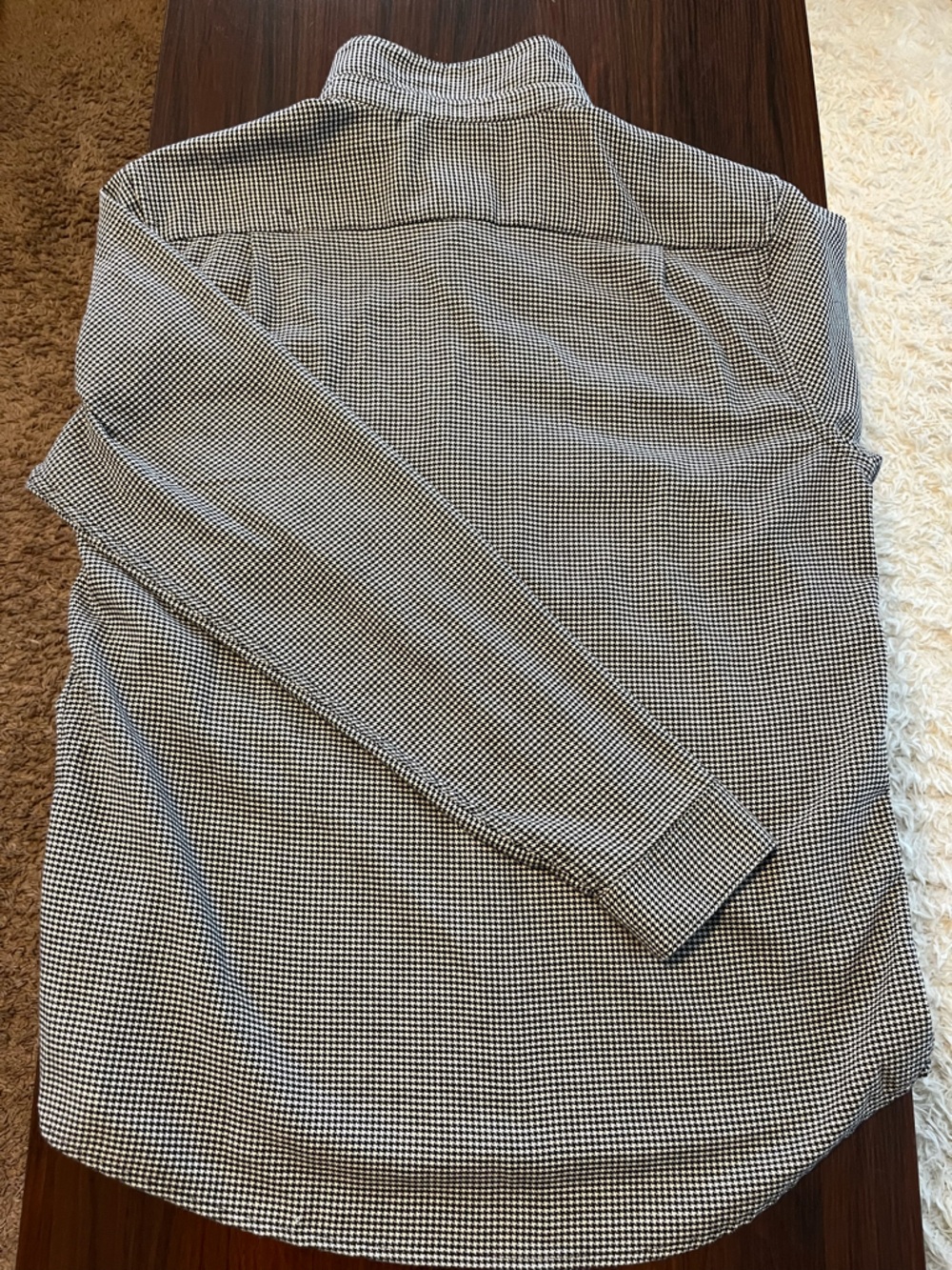 RVCA Black and White Micro-Check Button-Down Shirt - Picture 3 of 3